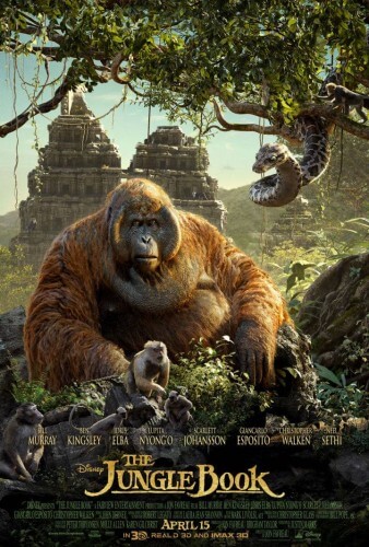 the jungle book 2016 movie poster louie and kaa