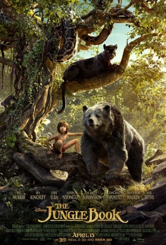the jungle book  2016 movie poster mowgli and baloo