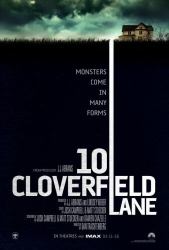 10 cloverfield lane movie poster 2016