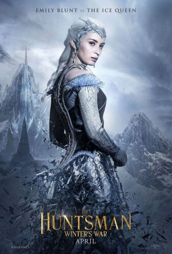 huntsman winters war movie poster emily blunt