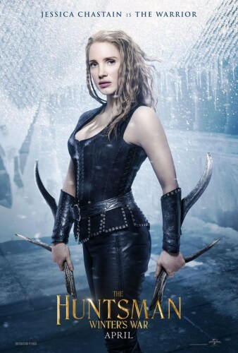 huntsman winters war movie poster jessica chastain