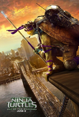 tmnt out of the shadows donatello character poster