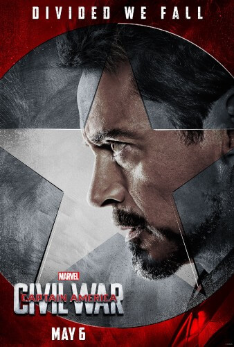 captain america civil war iron man poster
