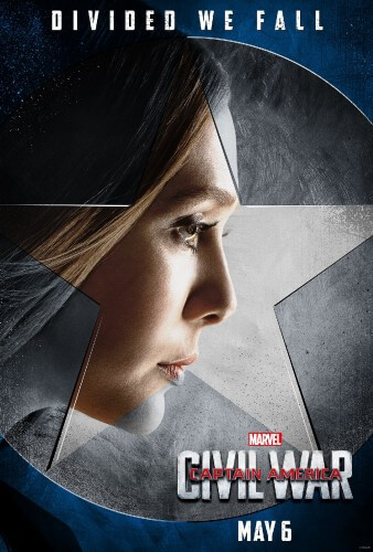 captain america civil war scarlet witch poster