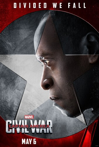 captain america civil war war machine poster