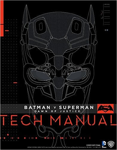 batman v superman dawn of justice tech manual book