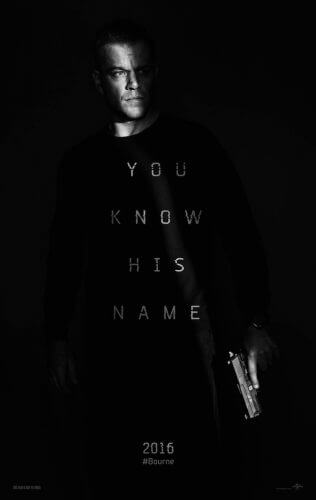 jason bourne movie poster 2016