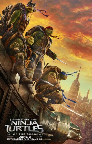 tmnt out of the shadows movie poster