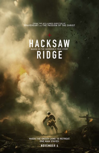 hacksaw ridge movie poster 2016