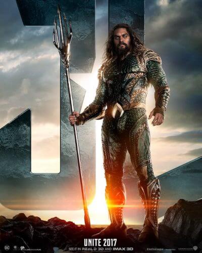 justice league movie poster aquaman