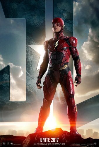 justice league movie poster flash