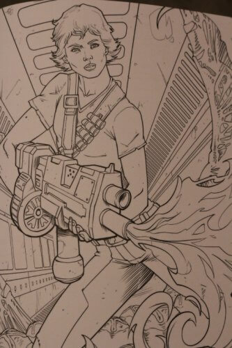Alien Coloring Book Titan Books 16