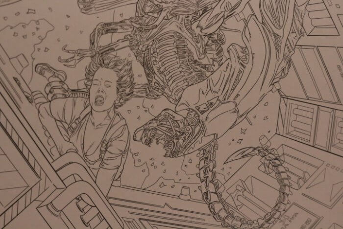 Alien Coloring Book Titan Books 5