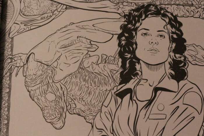 Alien Coloring Book Titan Books 8