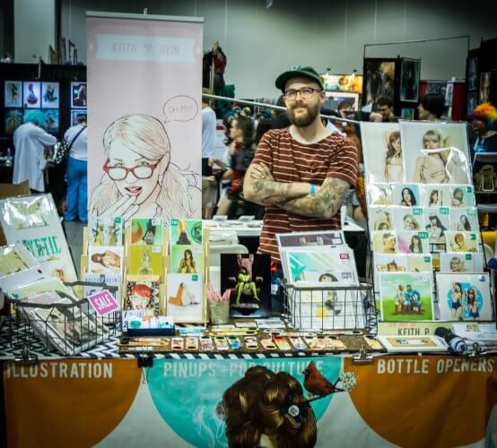 DCC2017 Keith P Rein artist spotlight denver comic con