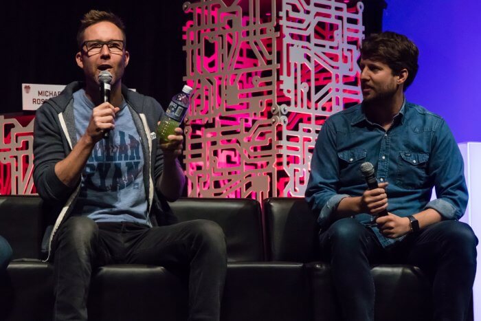 DCC2017 jon heder michael rosenbaum 1