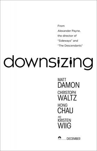 downsizing movie poster 2017