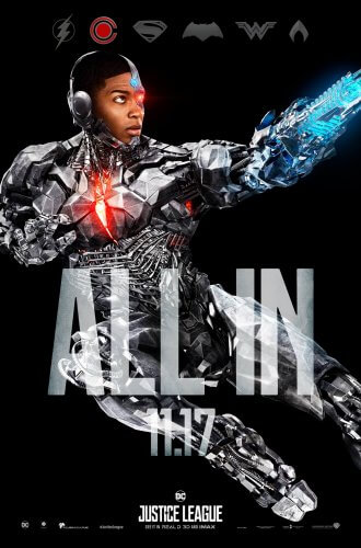 justice league 2017 cyborg character poster