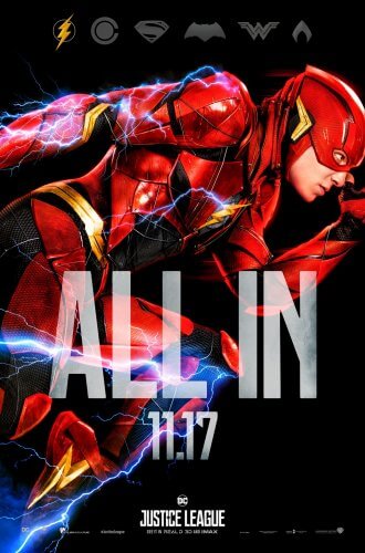 justice league 2017 flash character poster