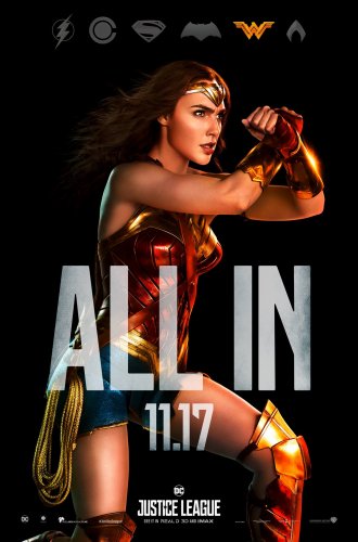 justice league 2017 wonder woman character poster