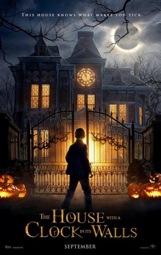 house with a clock on its walls movie poster 2018