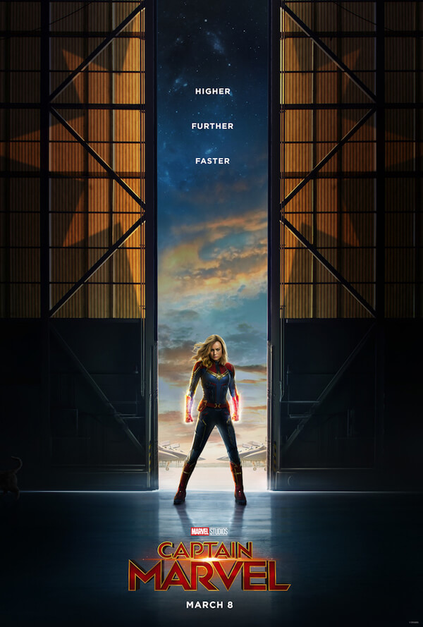 captain marvel movie poster 2018 brie larson