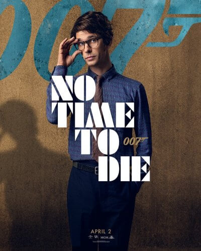 ben wishaw no time to die jamess bond character poster